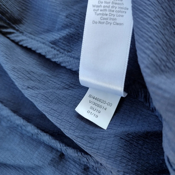 Athleta Amalfi UPF Bomber Jacket, Size Medium Navy Blue - Picture 7 of 9